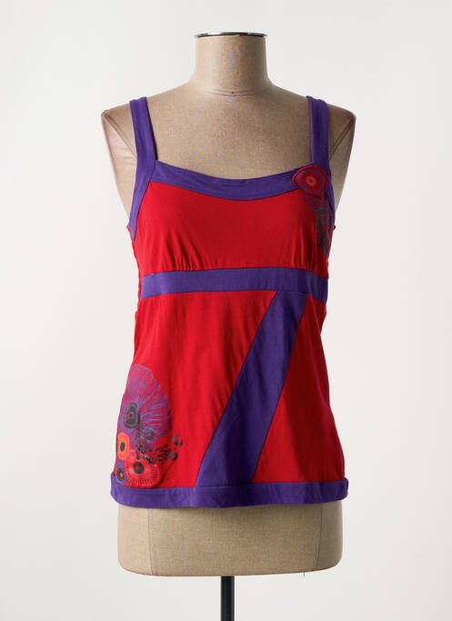 Top rouge COLINE pour femme