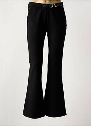 Pantalon flare stretch taille normale noir JUS D'ORANGE femme