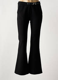 Pantalon flare stretch taille normale noir JUS D'ORANGE femme