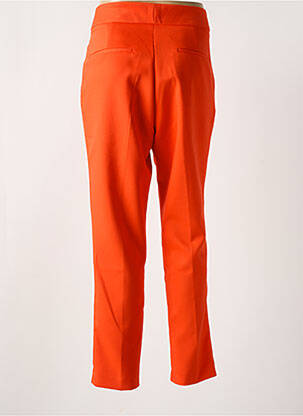 Pantalon droit stretch taille normale rouge ATTENTIF femme