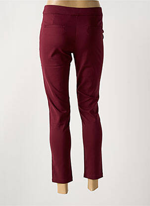Pantalon 7/8 stretch taille normale violet LAURA JO femme