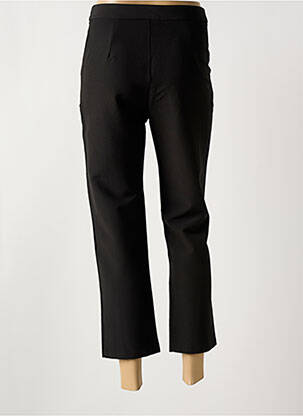 Pantacourt coupe droite taille normale noir LOVIE & CO femme