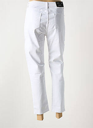 Jean coupe mom poches taille normale blanc MARIVY femme