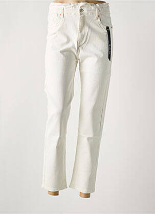 Jean coupe mom taille normale taille normale blanc MARIVY femme