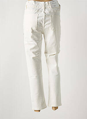 Jean coupe mom stretch taille normale blanc MARIVY femme