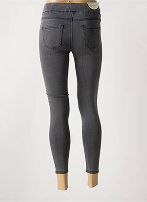 Jegging tissage popeline taille normale gris CINDY.H femme