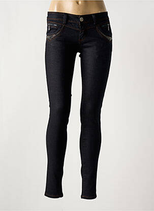 Pantalon slim stretch bleu ROSE PLAYER femme
