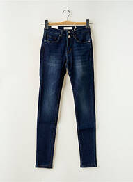 Jeans coupe slim stretch taille normale bleu NINA CARTER femme