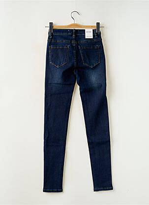 Jeans coupe slim stretch taille normale bleu NINA CARTER femme