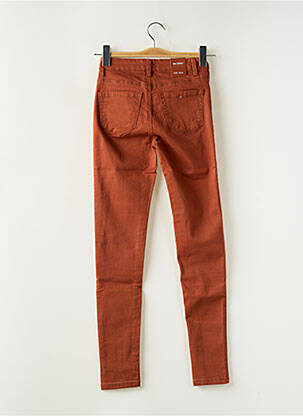 Jeans coupe slim stretch taille normale marron NINA CARTER femme