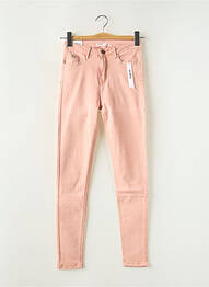 Jeans coupe slim stretch taille normale rose DAYSIE femme