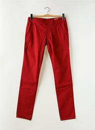 Pantalon chino stretch taille normale rouge LEEYO JEANS homme