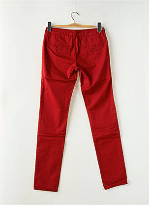 Pantalon chino stretch taille normale rouge LEEYO JEANS homme