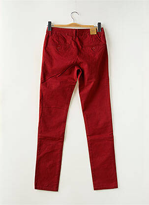 Pantalon chino stretch taille normale rouge LEEYO JEANS homme