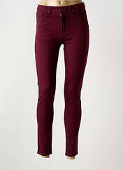 Jeans coupe slim violet ESTEE BROWN pour femme seconde vue