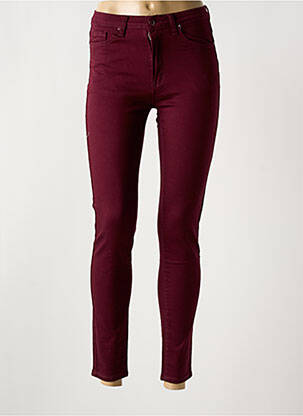 Jeans coupe slim violet ESTEE BROWN pour femme