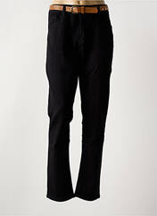 Pantalon droit noir ROSE PLAYER pour femme seconde vue