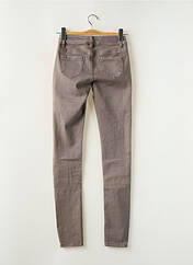 Pantalon slim marron R.DISPLAY pour femme seconde vue