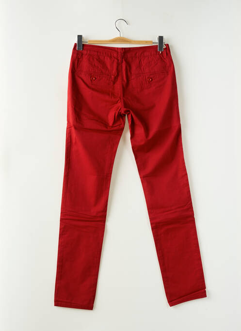 Pantalon chino stretch taille normale rouge LEEYO JEANS homme