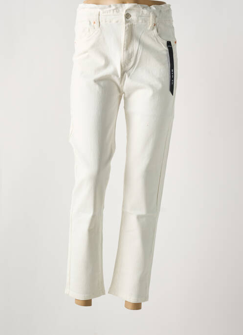 Jean coupe Mom blanc MARIVY pour femme