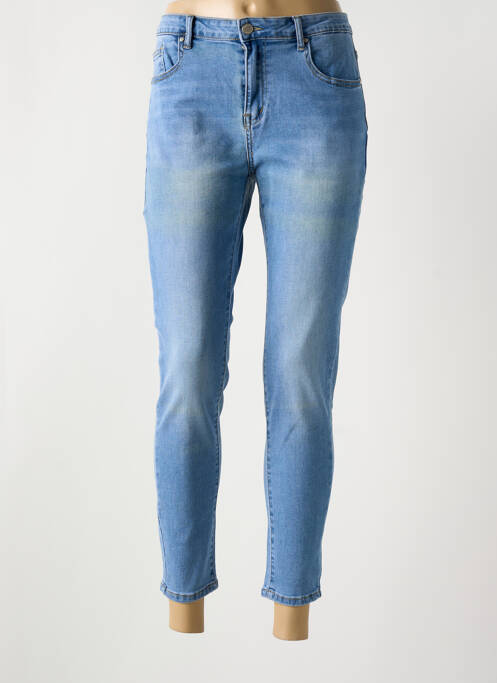 Jeans coupe slim bleu NINA CARTER pour femme