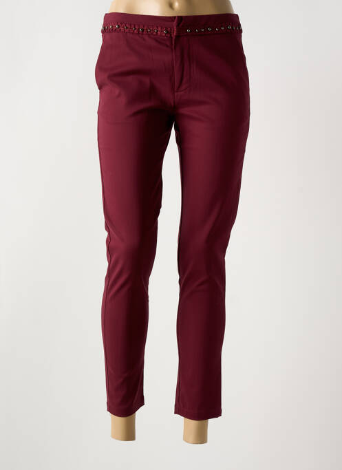 Pantalon 7/8 violet LAURA JO pour femme