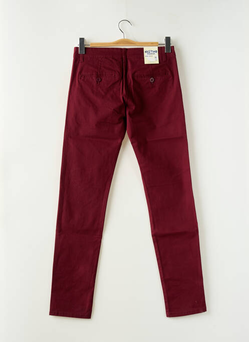 Pantalon chino rouge MASTINO homme