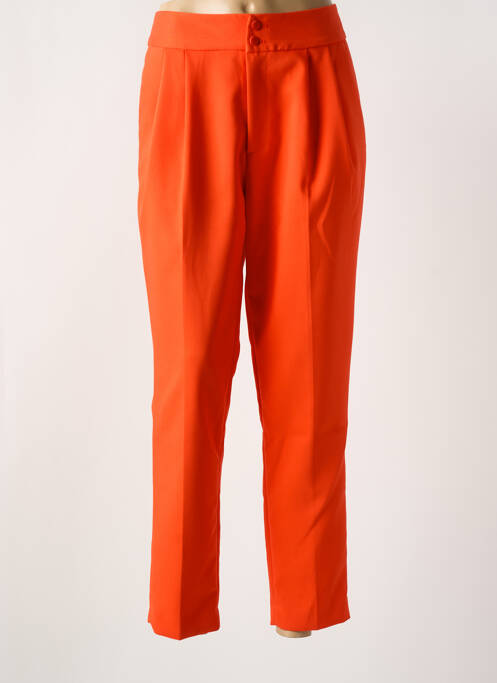 Pantalon droit rouge ATTENTIF pour femme