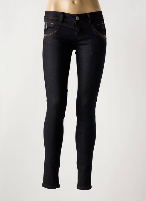 Pantalon slim bleu ROSE PLAYER pour femme