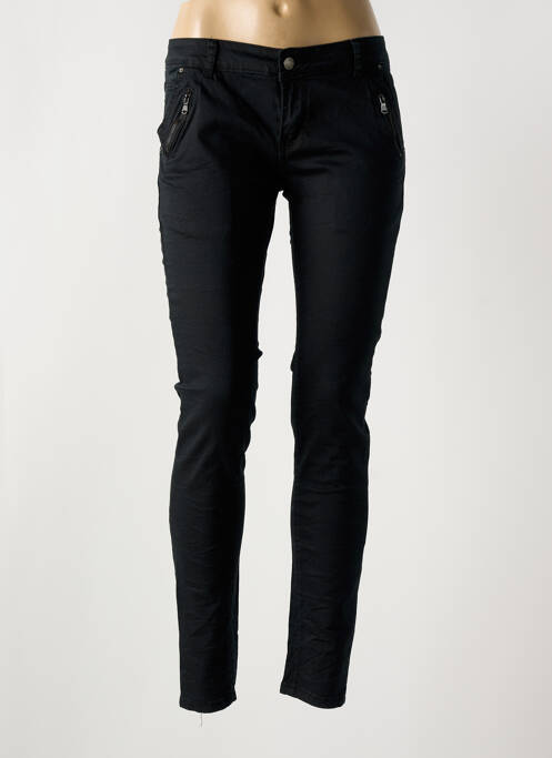 Pantalon slim noir ROSE PLAYER pour femme