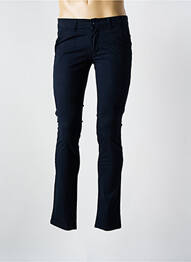Pantalon chino tissage popeline taille normale bleu LEEYO JEANS homme
