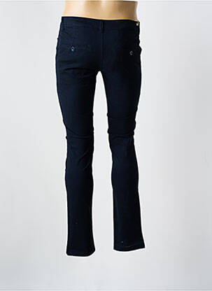 Pantalon chino tissage popeline taille normale bleu LEEYO JEANS homme