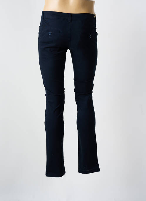 Pantalon chino tissage popeline taille normale bleu LEEYO JEANS homme