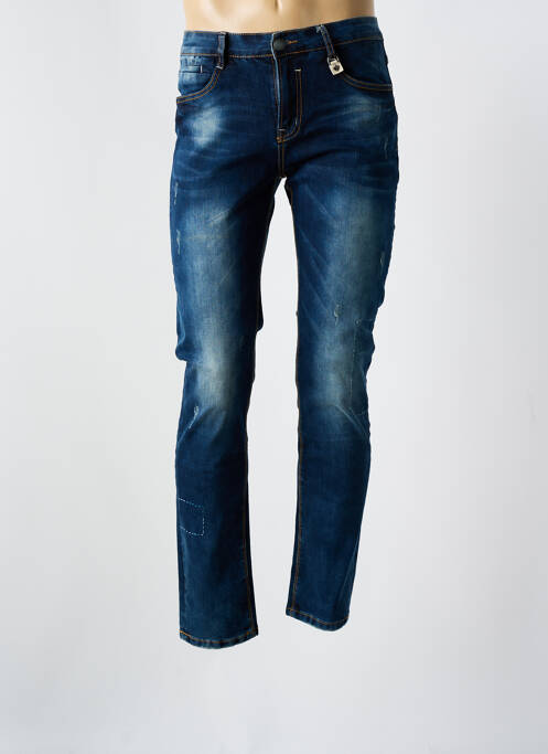 Jeans skinny bleu ROSS CARRA pour homme