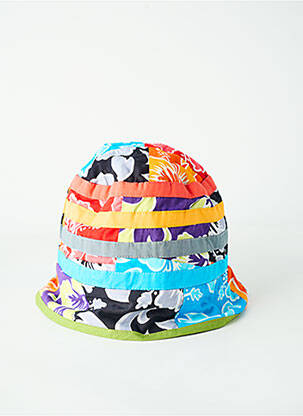 Chapeau tissage popeline vert COLINE unisexe