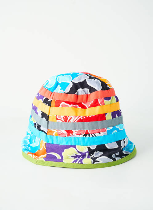 Chapeau tissage popeline vert COLINE unisexe