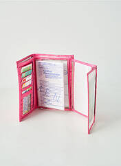 Portefeuille rose ELEPHANT D'OR pour femme seconde vue