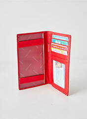 Portefeuille rouge ELEPHANT D'OR pour femme seconde vue