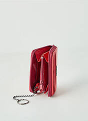 Porte-monnaie rouge ELEPHANT D'OR pour femme seconde vue