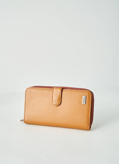 Portefeuille marron ELEPHANT D'OR pour femme