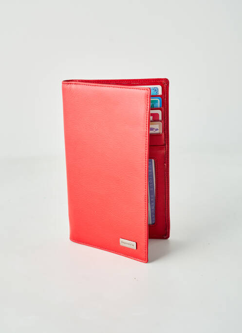 Portefeuille rouge ELEPHANT D'OR pour femme