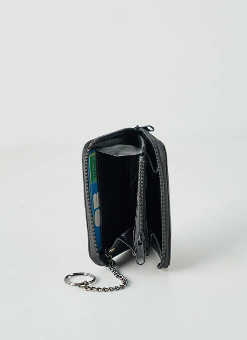 Porte-monnaie noir ELEPHANT D'OR femme