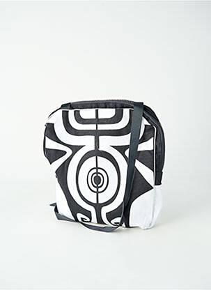 Sac fermeture zippée noir COLINE homme