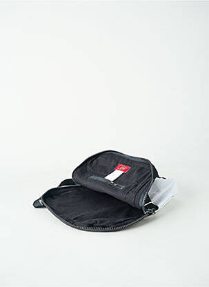Sac fermeture zippée noir COLINE homme
