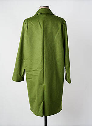 Manteau long coupe droite sans capuche vert MAX MARA femme