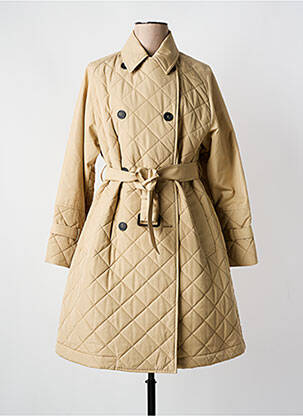 Manteau court poches sans capuche beige MAX MARA femme