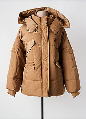 Doudoune poches a capuche marron OOFWEAR femme