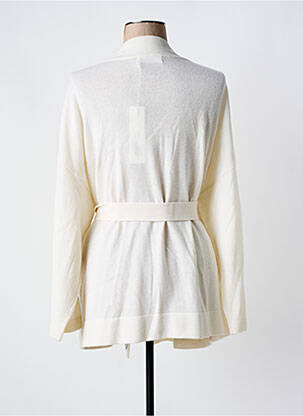 Gilet manches longues coupe cintrée blanc NOTSHY femme
