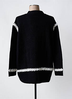 Gilet manches longues fermeture boutonnée sur le devant noir NOTSHY femme