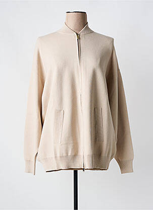 Veste casual coupe droite beige MAX MARA femme